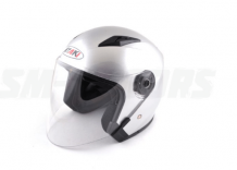 Шлем открытый со стеклом Ataki JK526 Solid с с/з очками