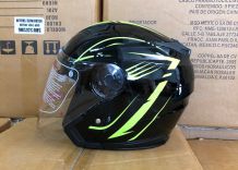 Шлем открытый со стеклом Cobra JK516 c с/з очками